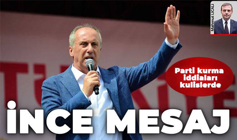 İnce, ‘Parti kuracak’ iddialarına ilişkin yakınlarına konuşmuş: 4-5 ayda birinci parti hareketi yaratılabilir