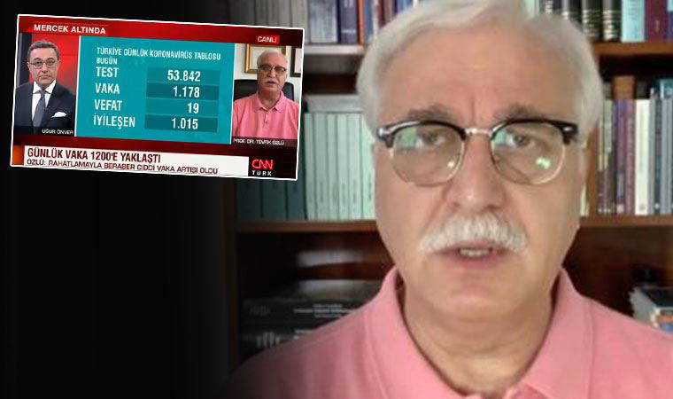 Bilim Kurulu üyesi Prof. Dr. Tevfik Özlü, Türkiye’deki koronavirüs taşıyan hasta sayısını açıkladı