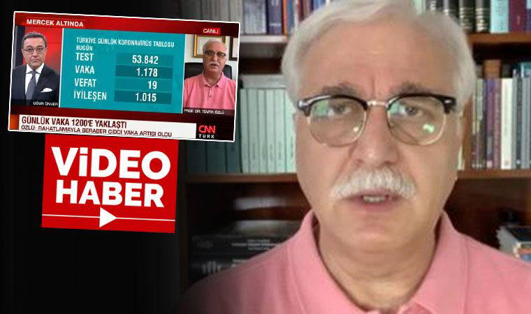 Bilim Kurulu üyesi Prof. Dr. Tevfik Özlü, Türkiye’deki koronavirüs taşıyan hasta sayısını açıkladı