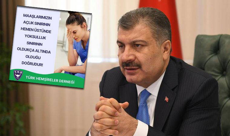 Türk Hemşireler Derneği'nden Fahrettin Koca'ya tepki