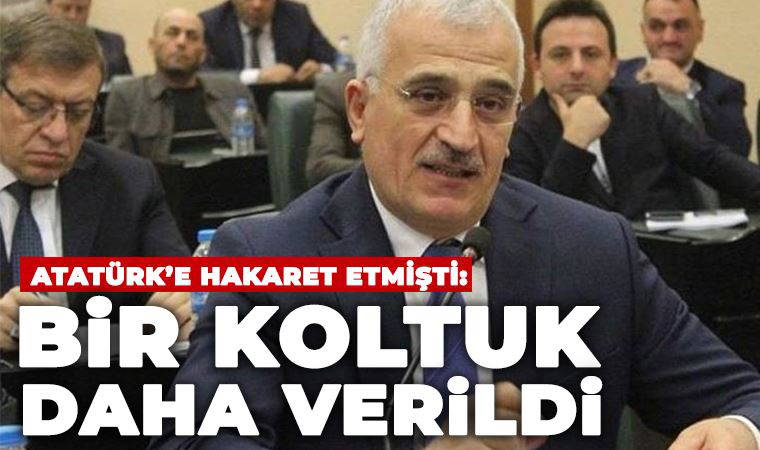 Atatürk’e hakaret eden AKP’linin bir koltuğu daha oldu