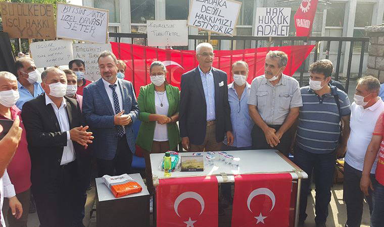 Uzel işçileri, direnişi tekrar yükseltiyor