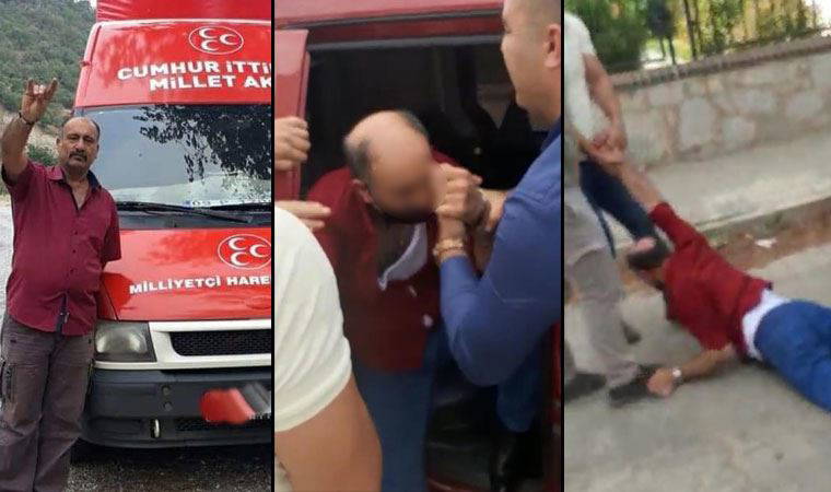 Ülkücüler, Cengiz Koraltan'ı darbetti