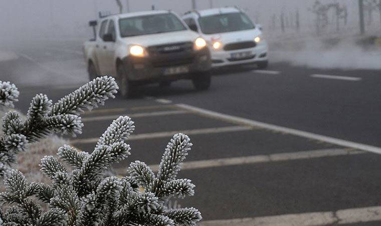 Ankara Valiliği'nden buzlanma ve don uyarısı