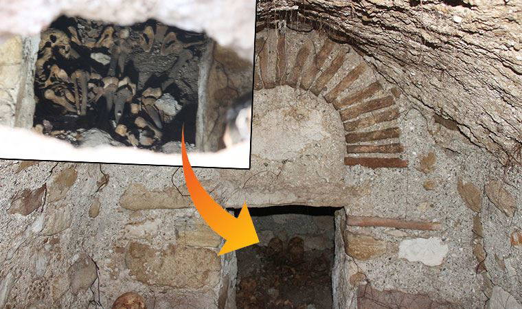 Erbaa'da Roma dönemine ait olduğu tahmin edilen toplu mezar bulundu