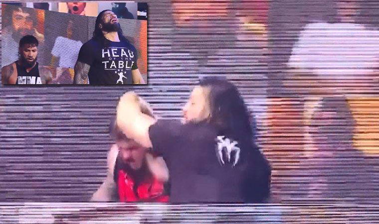 ABD'de güreş karşılaşmasında kavga: Rakibini 5 metreden aşağıya fırlattı