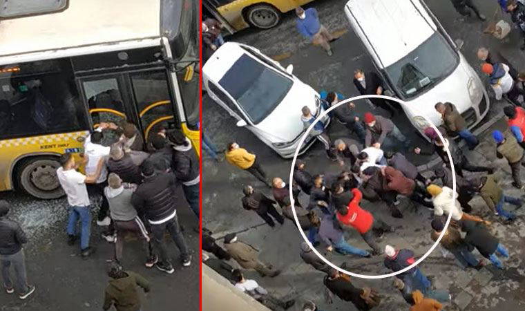 İstanbul’da otobüsün camını kırıp şoförü ve oğlunu darbettiler