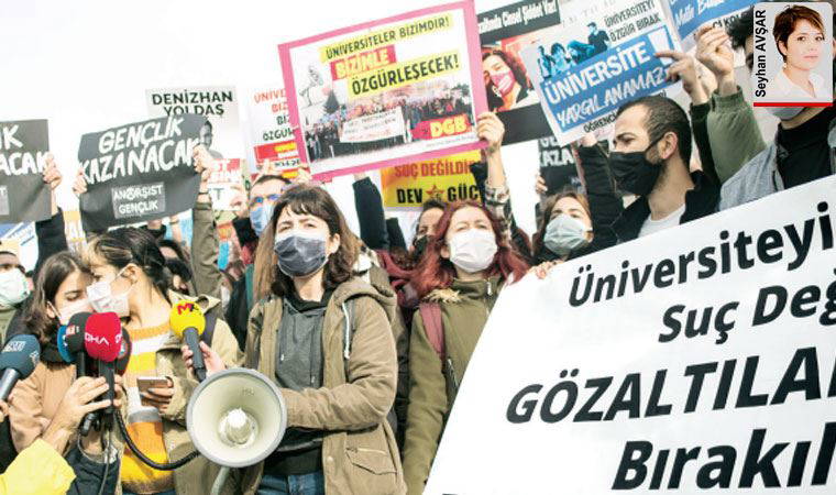 Dışarıdan AKP’li rektör atanmasını protesto eden öğrencilerden kan donduran ifadeler