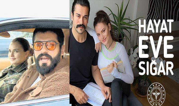 'Hayat eve sığar' diyen Fahriye Evcen ve Burak Özçivit  milyonluk Ferrari ile gezintide