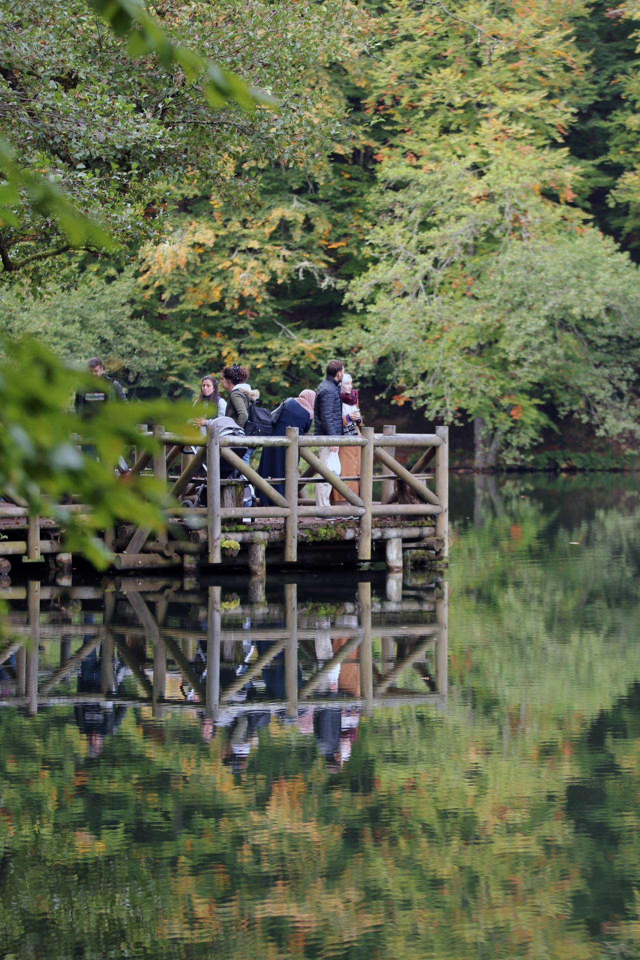 Yedigöller'de sonbaharın gelişiyle renk cümbüşü yaşanıyor