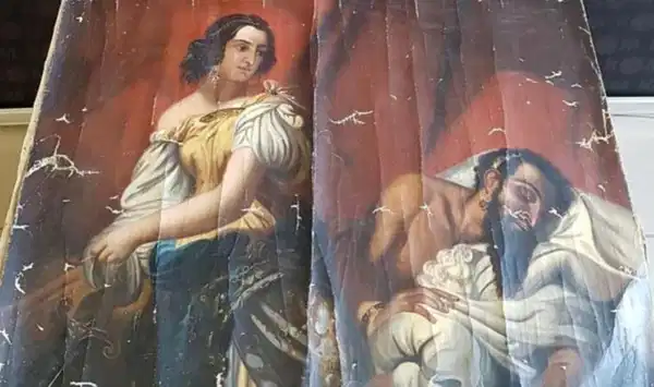 Operasyonda ele geçirilen tablo gerçek çıktı