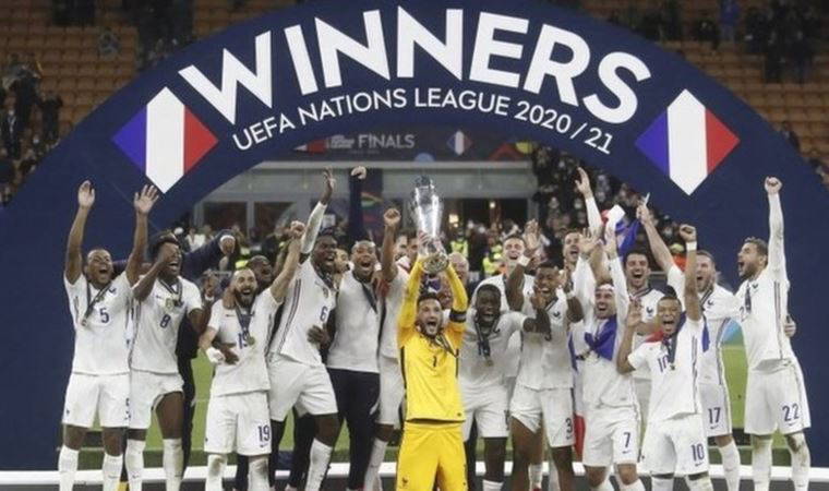 Fransa, UEFA Uluslar Ligi'nde İspanya'yı 2-1 yenerek şampiyon oldu