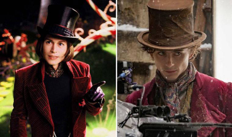 Yeni 'Willy Wonka’yı oynayan Timothee Chalamet ilk kareyi paylaştı