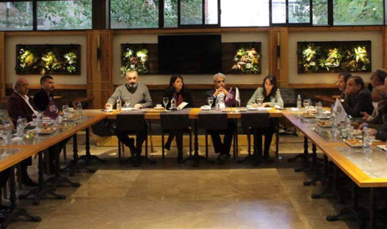 HDP Eş Genel Başkanları Buldan ve Sancar, Alevi örgütleriyle buluştu: 