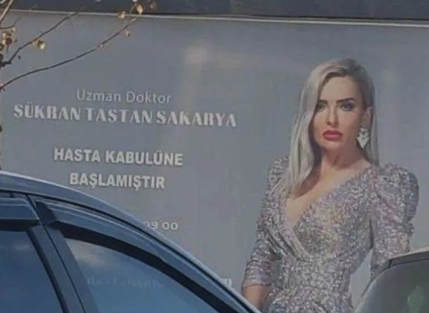 Doktorun billboardlardaki ilanı sosyal medyada tartışma yarattı