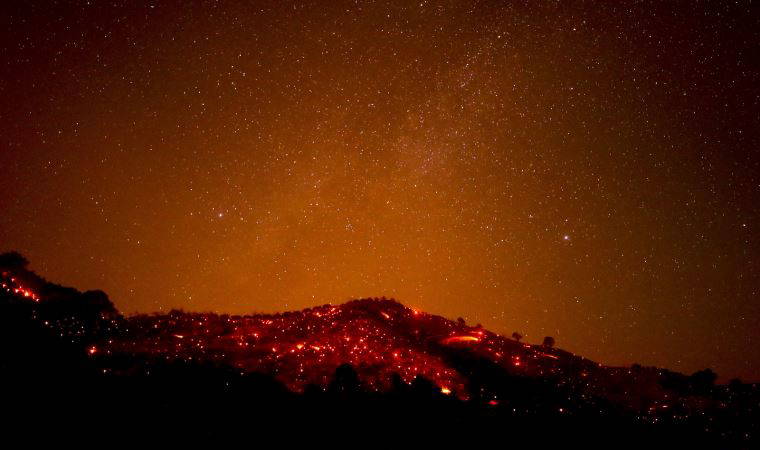 Kaliforniya’da yangın: 5 bin 500 hektar alan yandı