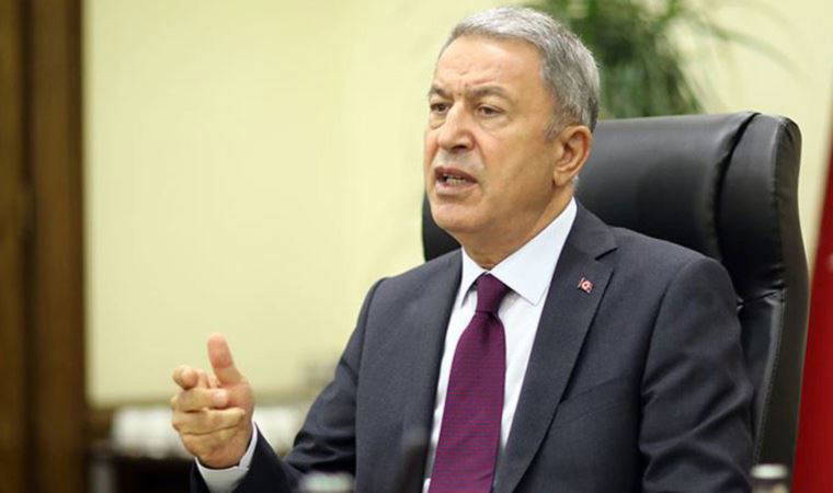 Bakan Akar'dan Suriye'ye 'harekat' mesajı