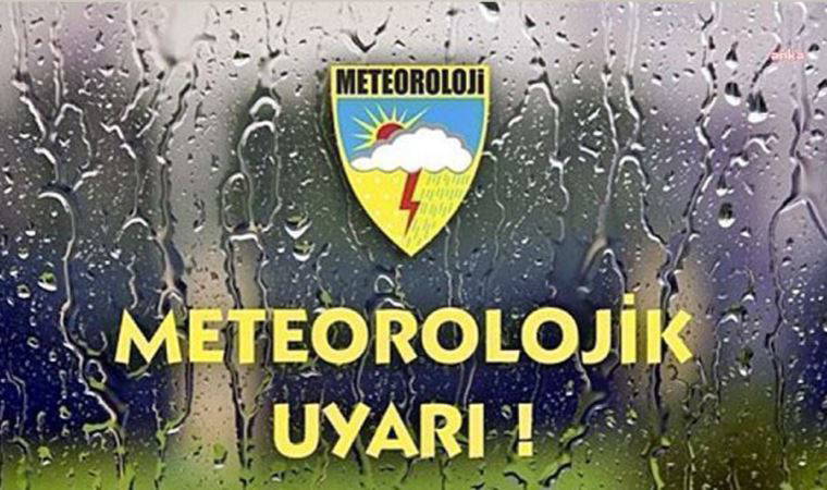 Meteoroloji'den Marmara için şiddetli sağanak uyarısı