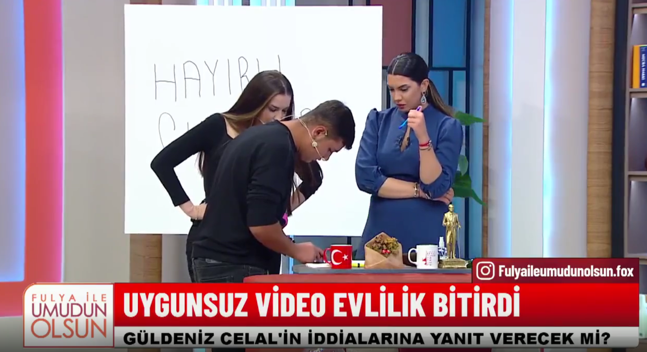 Türk televizyonlarında bu da oldu! Canlı yayında eşinin cinsel içerikli videosunu izletti