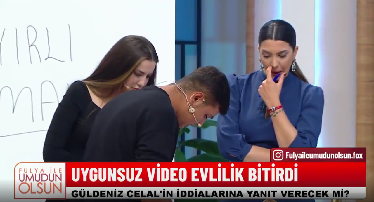 Türk televizyonlarında bu da oldu! Canlı yayında eşinin cinsel içerikli videosunu izletti