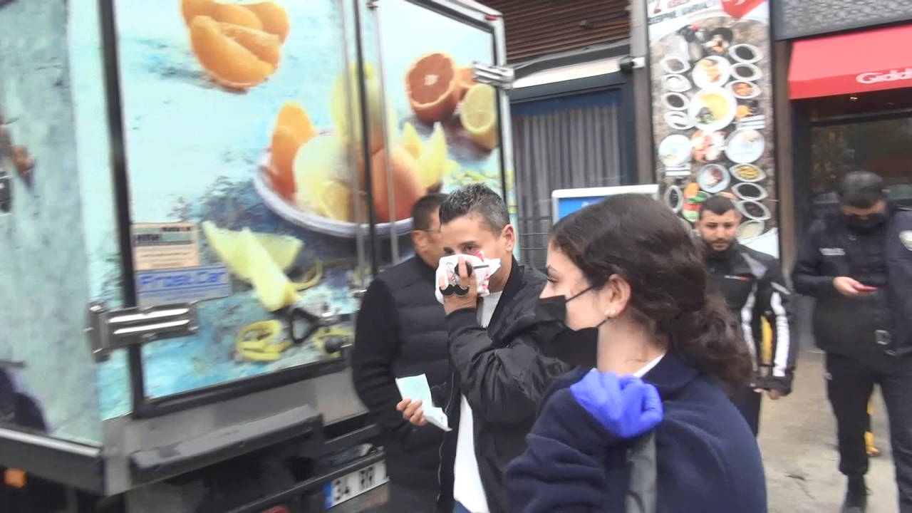 Kadın sürücüye saldırdı, 