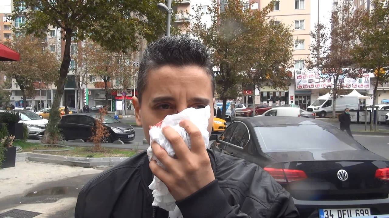 Kadın sürücüye saldırdı, 