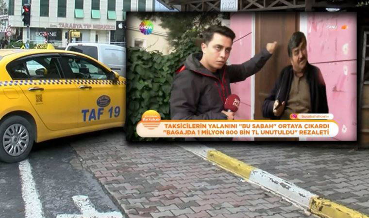 'Takside unutulan 1.8 milyon TL sahibine teslim edildi' haberi kurgu çıktı, taksici kendini tuvalete kilitledi
