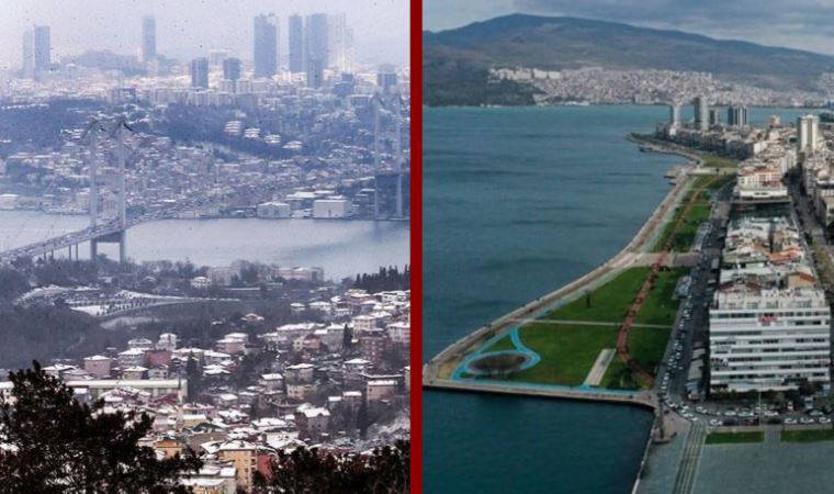 İstanbul ve İzmir için büyük risk