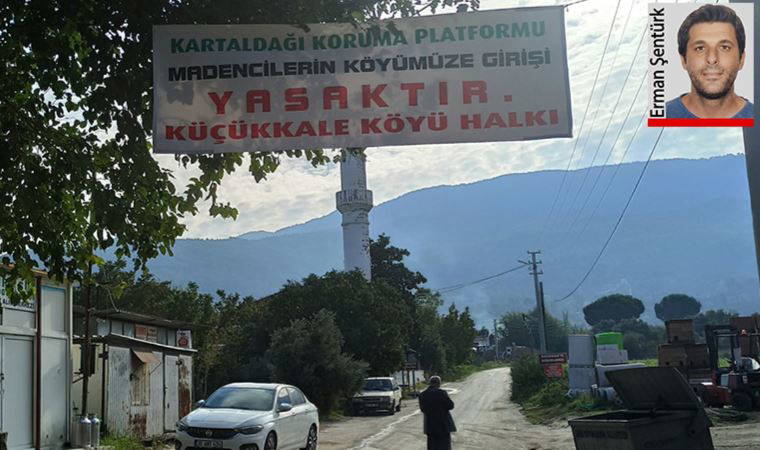 Tire halkından madencilere 'yasak'