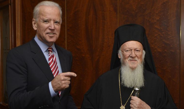 ABD Başkanı Biden, Fener Rum Patriği Bartholomeos ile Beyaz Saray'da görüştü