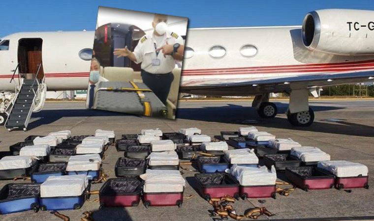 Brezilya'da yakalanan kokain dolu Türk uçağı artık onların