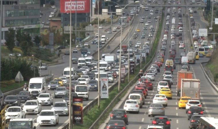İstanbul’da trafik yoğunluğu rekor seviyede