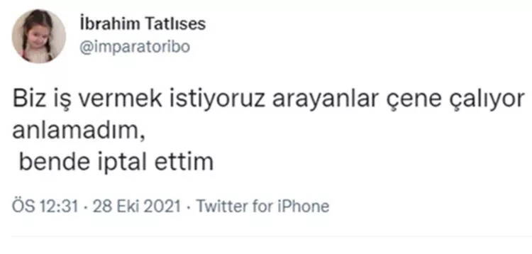 İbrahim Tatlıses'ten tepki çeken 'iş ilanı'