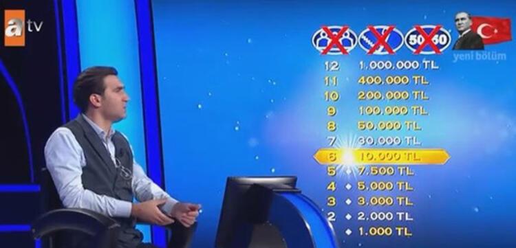 'Kim Milyoner Olmak İster' yarışmasında tartışma yaratan menemen sorusu