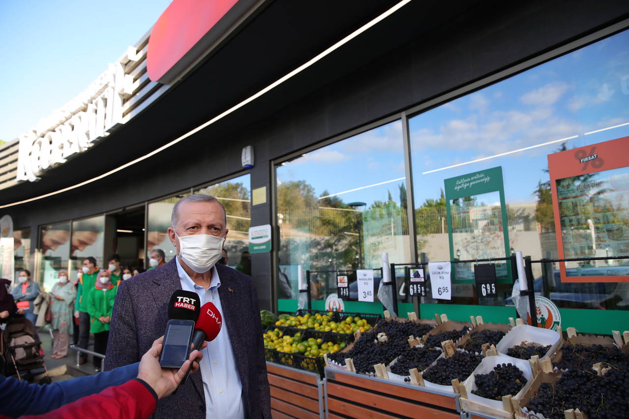 'Fiyatlar gayet uygun' demişti! İşte Erdoğan'ın markette ödediği tutar