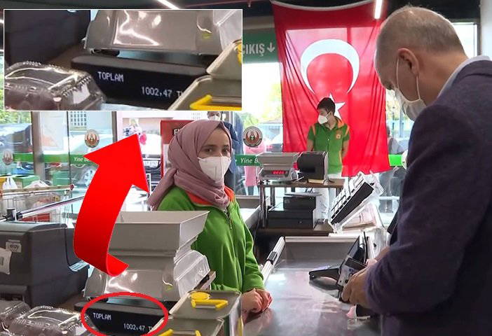 'Fiyatlar gayet uygun' demişti! İşte Erdoğan'ın markette ödediği tutar