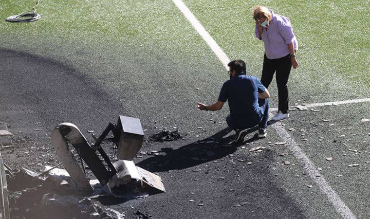 Andorra İngiltere maçından önce yangın paniği yaşanıyor