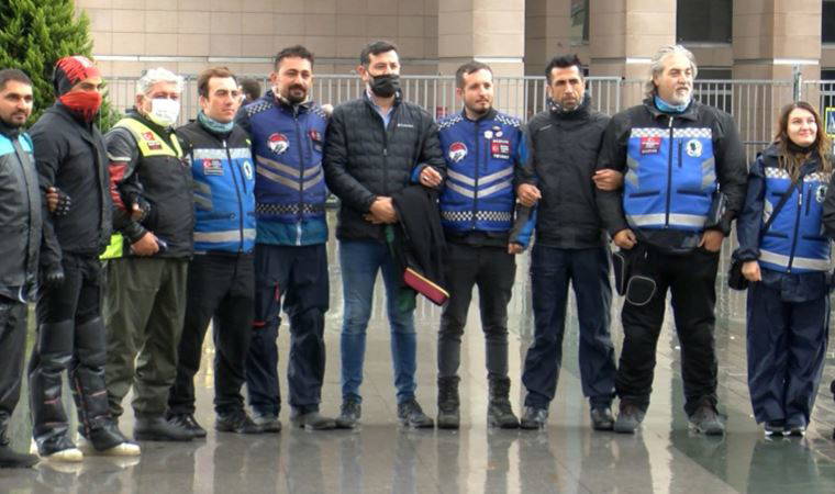 Motosikletli kuryelerden eylem: 'Hız puanlaması kaldırılsın'