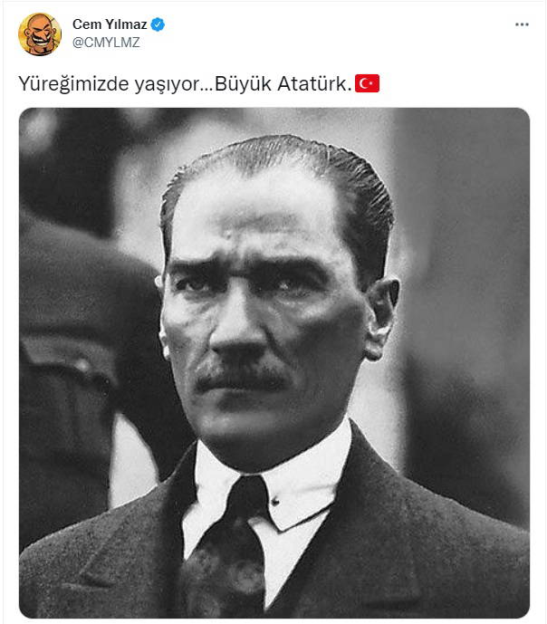 Sanatçılardan 10 Kasım paylaşımları