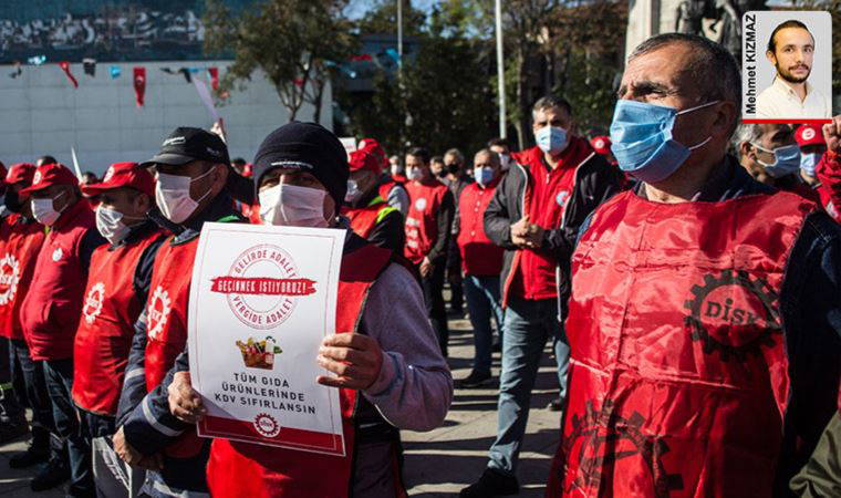 İşçiler meydanlarda: Geçinmek istiyoruz