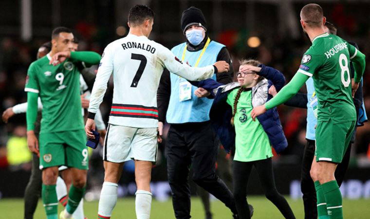 Cristiano Ronaldo'dan maça damga vuran hareket