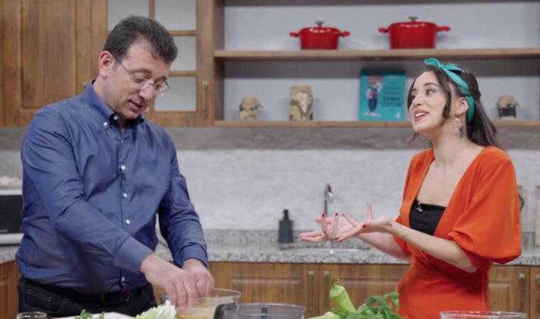 İBB Başkanı İmamoğlu, Karsu ile mutfağa girdi: Üç çeşit yemek yaptı