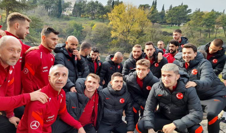 A Milli Futbol Takımı stres attı