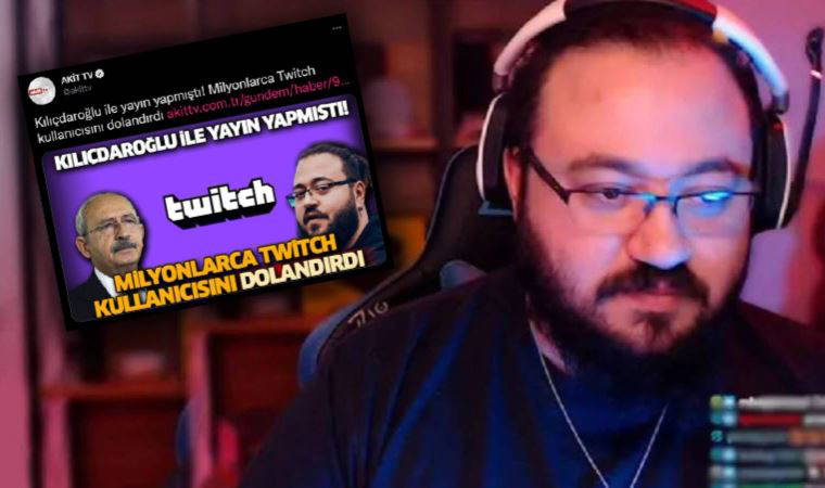 Akit TV, Twitch'te kara para aklama iddialarını gündeme getiren Jahrein'i hedef aldı
