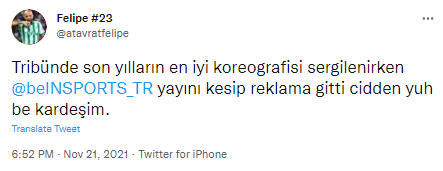 Galatasaray taraftarından yayıncı kuruluşa 