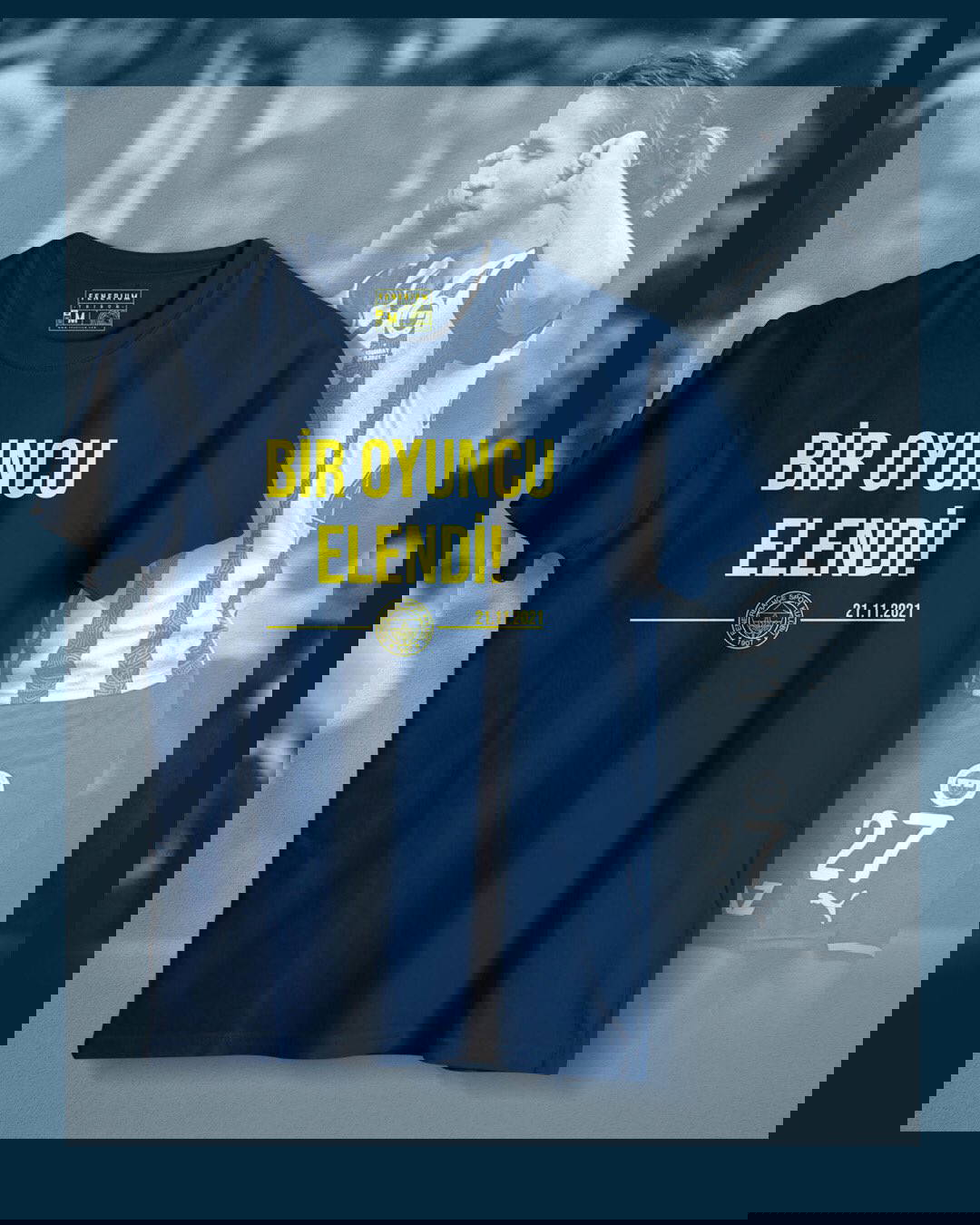 Fenerbahçe 'Bir Oyuncu Elendi' t-shirti çıkardı