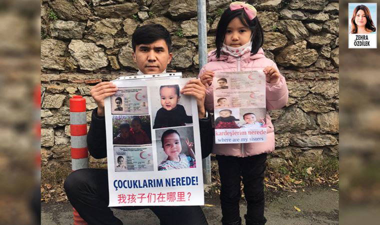 Çaresiz baba kızlarını bekliyor