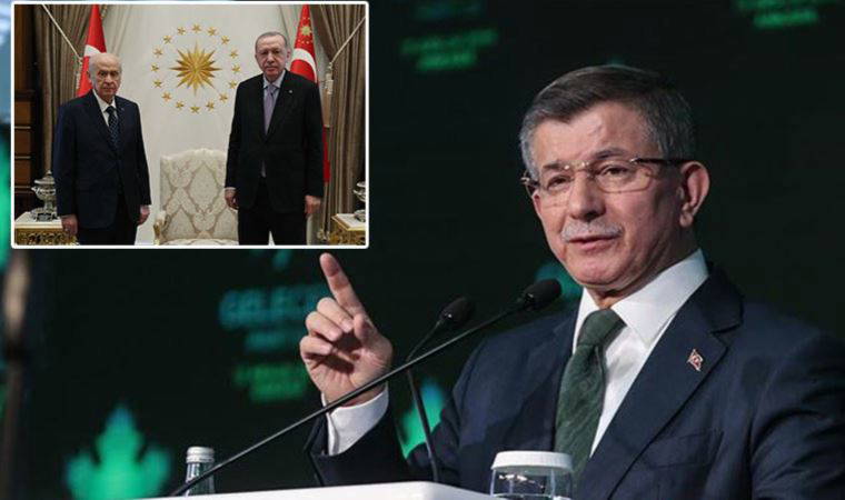 Davutoğlu'ndan Erdoğan ve Bahçeli'ye sert sözler: 'Kimler adına çalıştıkları araştırılmalı'
