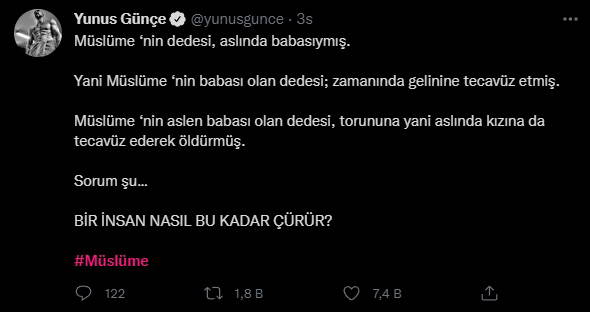 Sosyal medyada 'Müslüme' isyanı: 