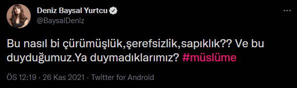 Sosyal medyada 'Müslüme' isyanı: 